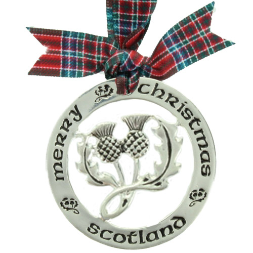 Scottish Christmas Ornament, MacBean, McBain Tartan